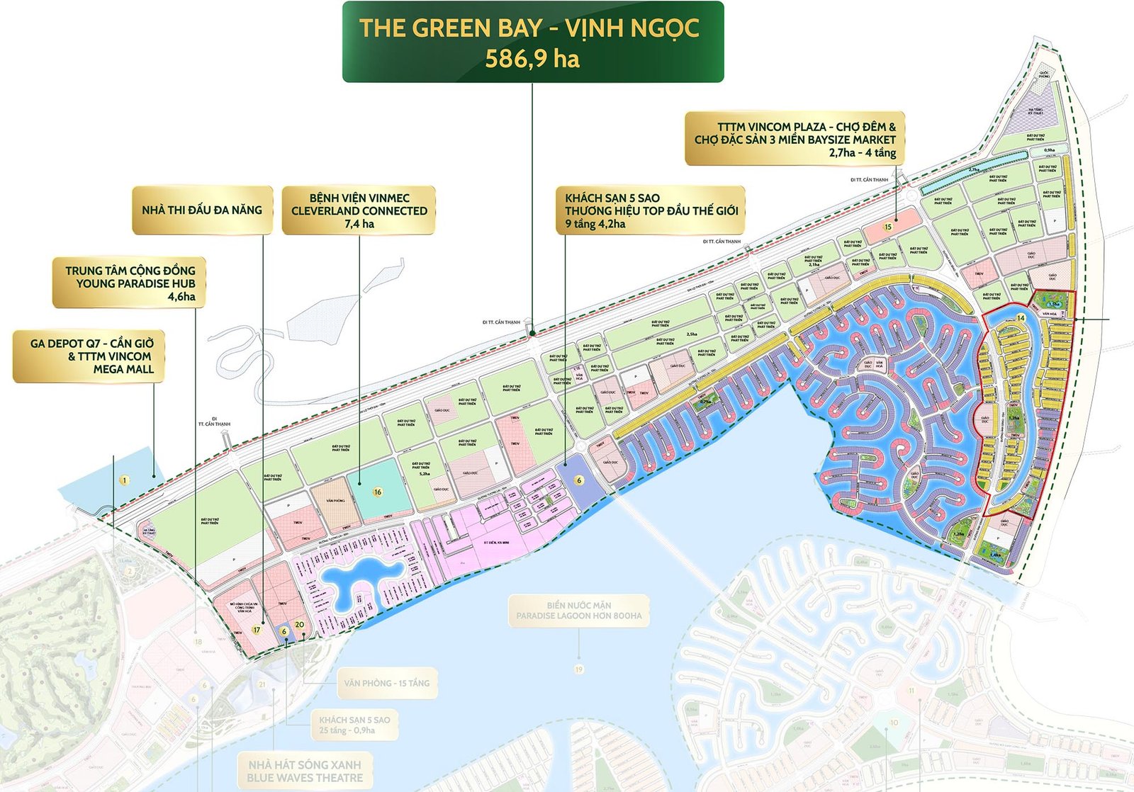 Khu B vinhomes green paradise can gio